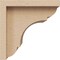 Ekena Millwork 5"W x 5"D x 5"H Wide Bryant Rough Cedar Woodgrain TimberThane Corbel, Primed Tan CORUR05X05X05BRYRCPR - alternate 3